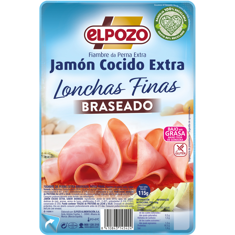 JAMÓN COCIDO BRASEADO L/FINAS